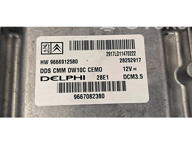 Řídící jednotka 28252917   Peugeot 5008 II 2011
