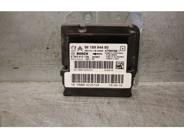 Блок подушек безопасности 9818994480, 9818994480   Citroen Jumpy