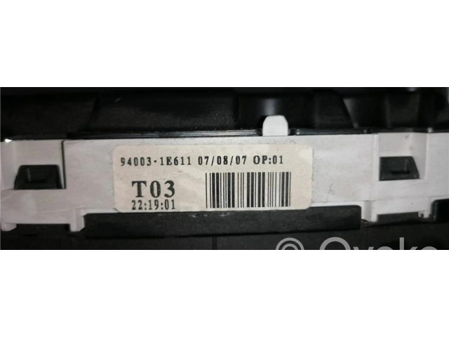 Přístrojová deska  Hyundai Accent 2009 940031E611, 0090059  