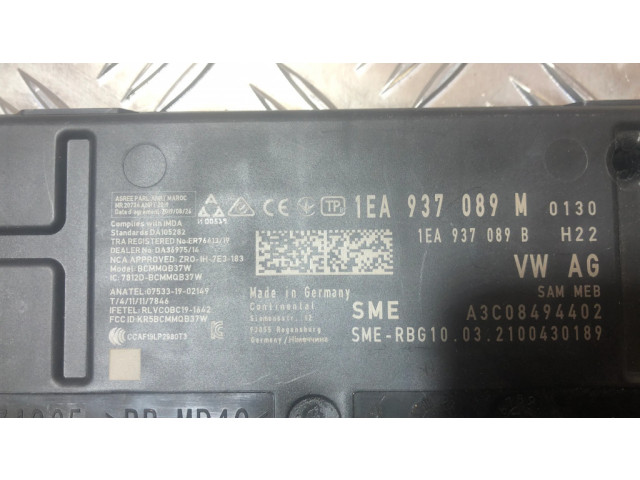 Блок комфорта A3C08494602, 1EA937089M   Skoda Enyaq iV   
