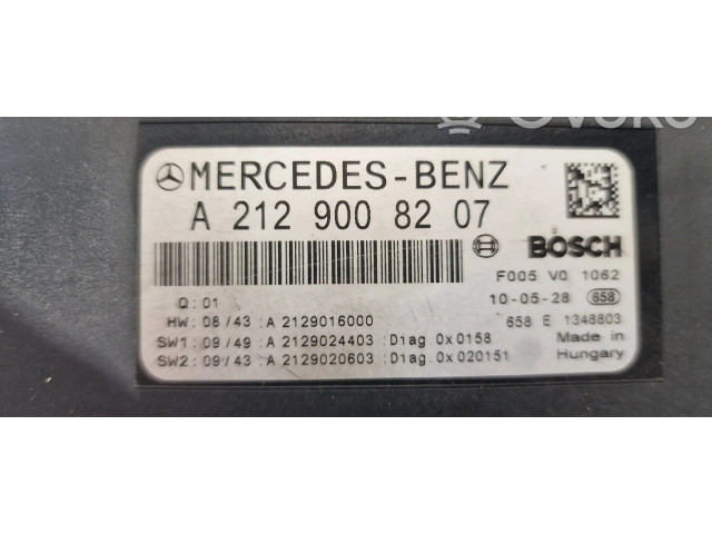   Pojistková skříňka A2129008207, A2129016000   Mercedes-Benz C W204 2011