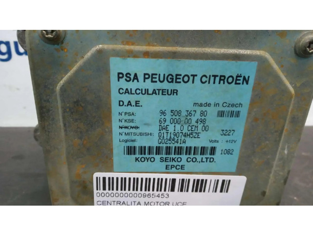 Блок управления двигателя 9650836780, MODULOELECTRONICO   Citroen C3