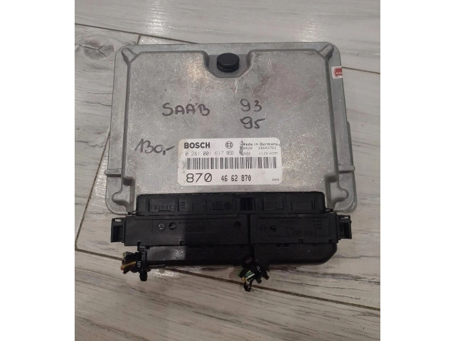 Блок управления двигателем Блок управления 0281001617   Saab 9-3 Ver1