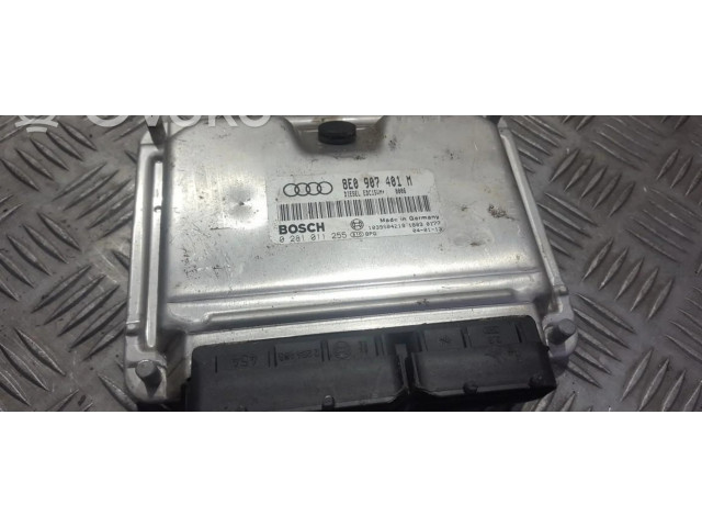 Блок управления двигателя 8e0907401m, 0281011255   Audi A6 S6 C5 4B