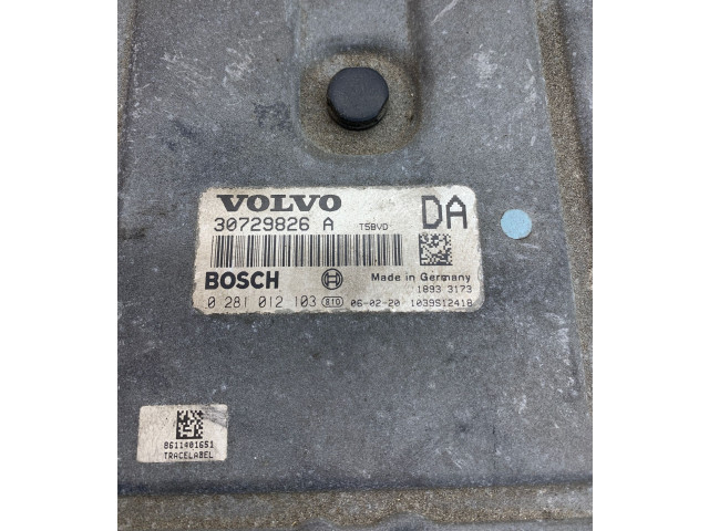 Řídící jednotka 30729826A, 1039S12418   Volvo S60 2007