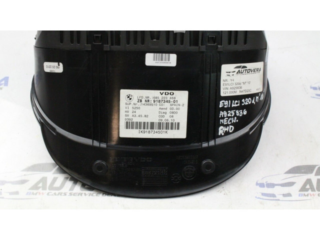 Přístrojová deska  BMW 3 E90 E91 2005 9187345  