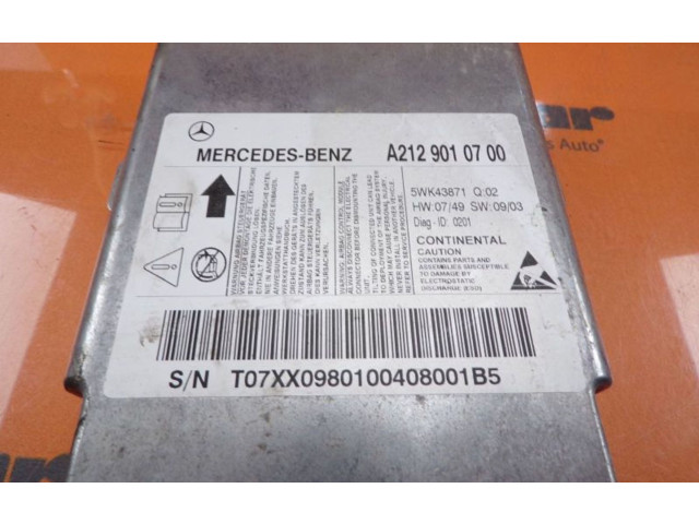 Блок подушек безопасности A2129010700, A2129010700   Mercedes-Benz E AMG W212