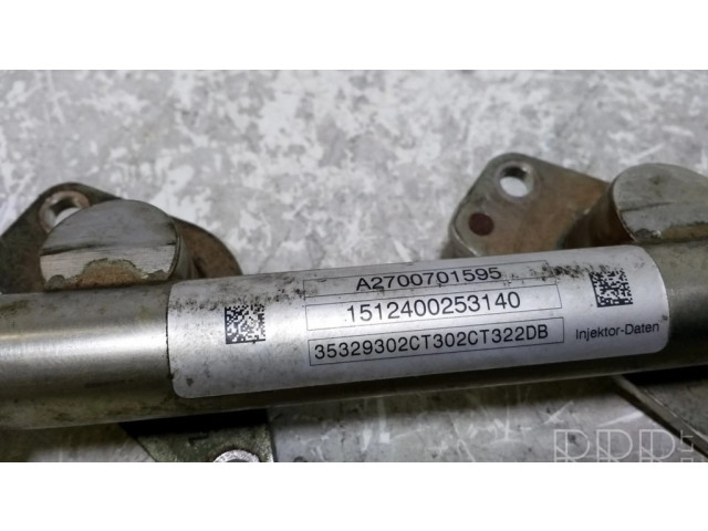 Vstřikovací lišta A2700780645, A2700701595   Mercedes-Benz CLA C117 X117 W117  pro benzínový motor 1.6 270910 1218