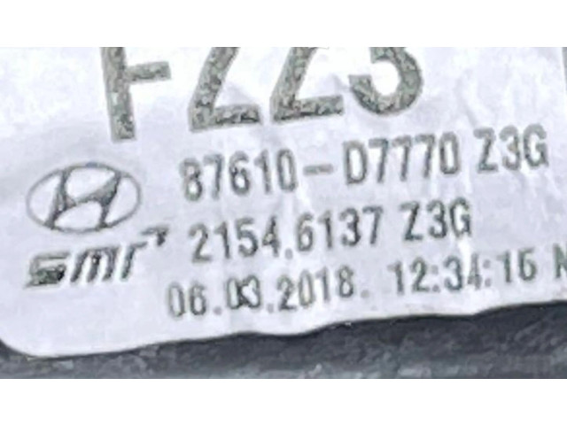 Zpětné zrcátko  Hyundai Tucson LM 2012  87610-D7770  