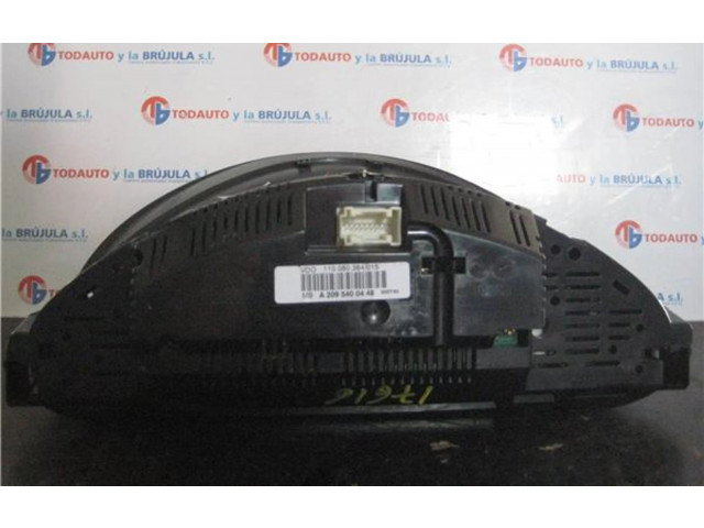 Панель приборов A2095406548   Mercedes-Benz CLK A209 C209       