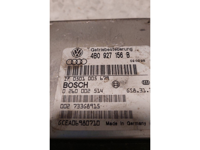Блок управления коробкой передач 4B0927156B, 73368915   Audi A6 S6 C5 4B