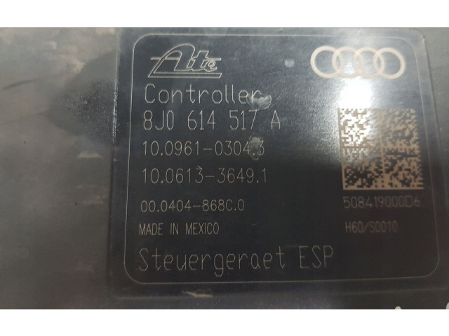 Блок АБС 8J0614517A   Audi  TT TTS Mk2  2006 - 2014 года