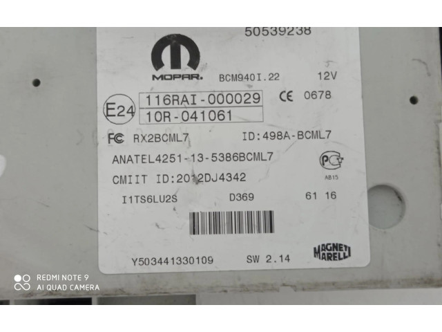   Pojistková skříňka 50539238, 50539238   Alfa Romeo Giulietta 2015