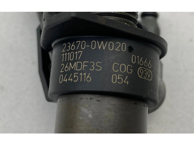 Vstřikovač 236700W020, 111017   Toyota Auris 150     