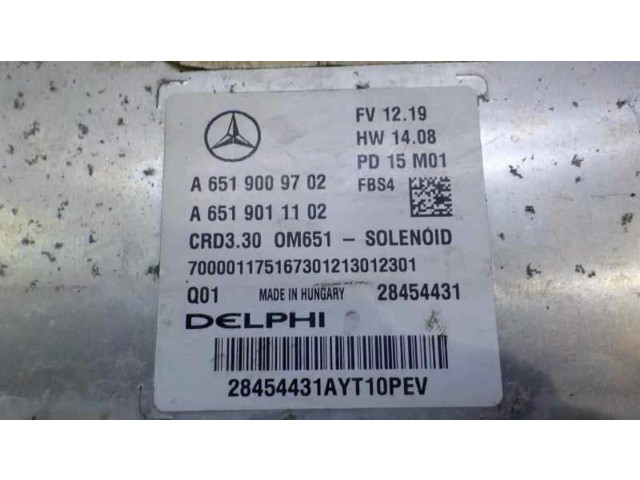 Řídící jednotka A6519005103, A6519009702   Mercedes-Benz A W176 2016