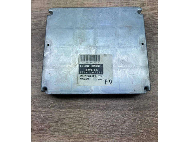 Řídící jednotka 896610F091   Toyota Corolla Verso AR10 2004