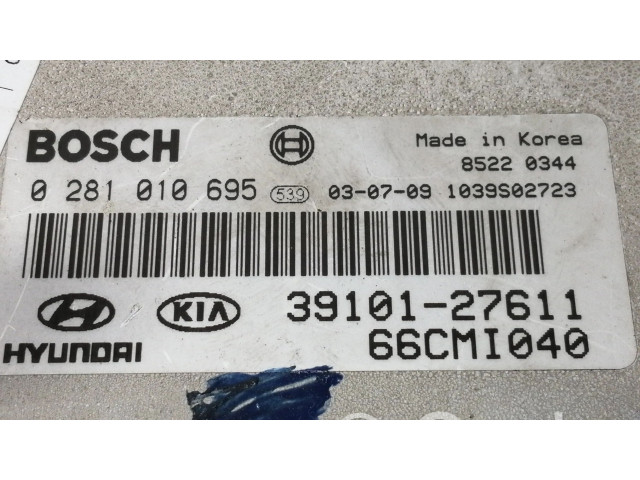 Řídící jednotka 0281010695   Hyundai Matrix 2003