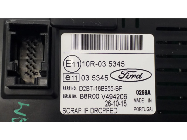 Дисплей    D2BT18B955BF, 10R035345   Ford Fiesta