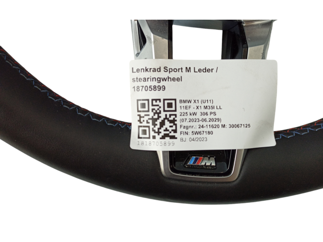 Volant BMW X1 U11 2023 32305A4EE18, 5A4EE18  