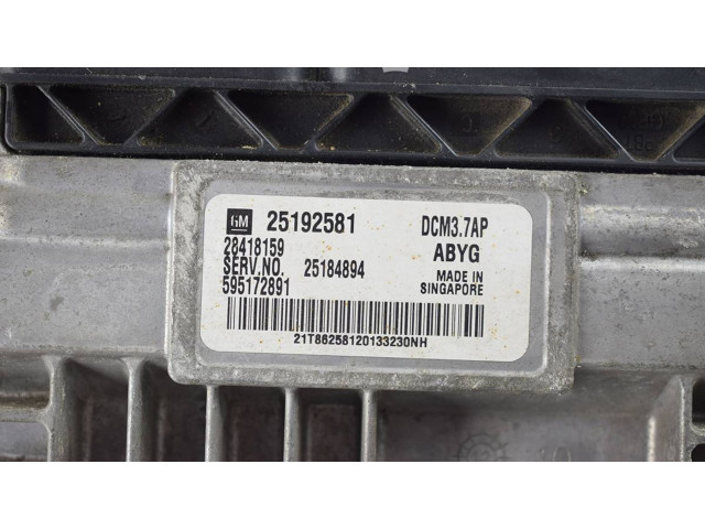 Řídící jednotka 25192581   Opel Antara 2014