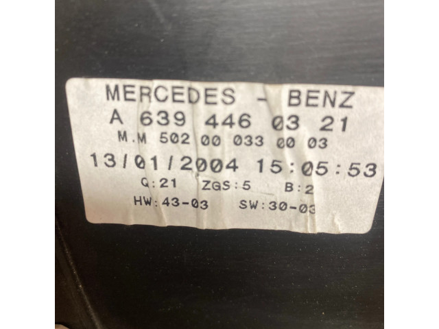 Панель приборов A6394460321, 502000330003   Mercedes-Benz Vito Viano W639       