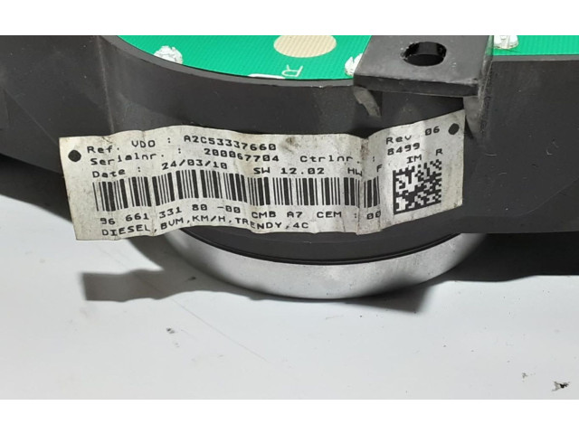 Přístrojová deska  Peugeot 207 2010 9666133180  