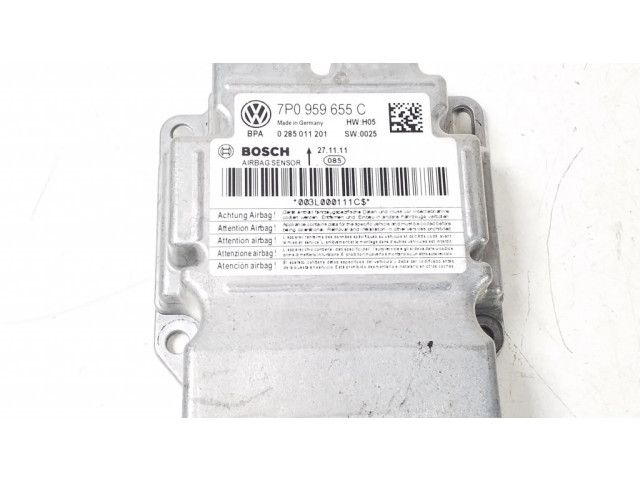Блок подушек безопасности 7P0959655C, 0285011201   Porsche Cayenne (92A)