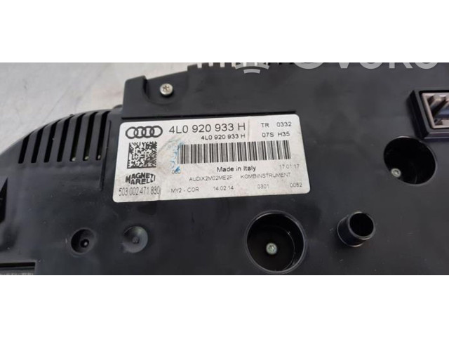 Přístrojová deska  Audi Q7 4L 2014 4L0920933H  