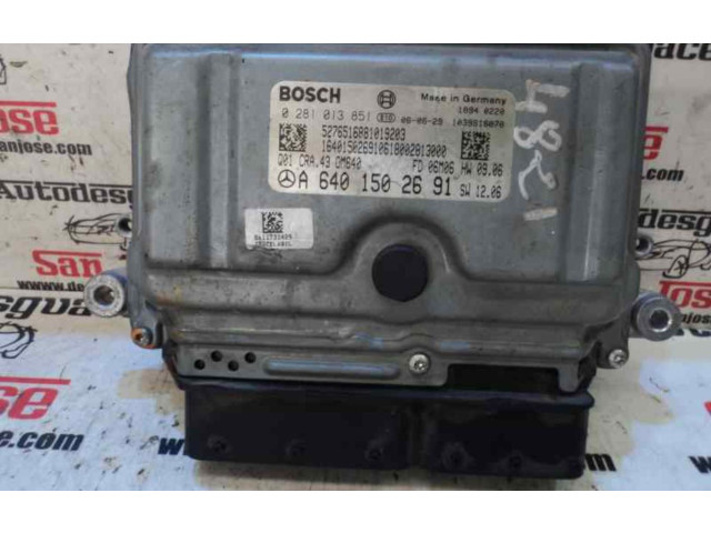 Řídící jednotka 0281013851   Mercedes-Benz B W245 2006