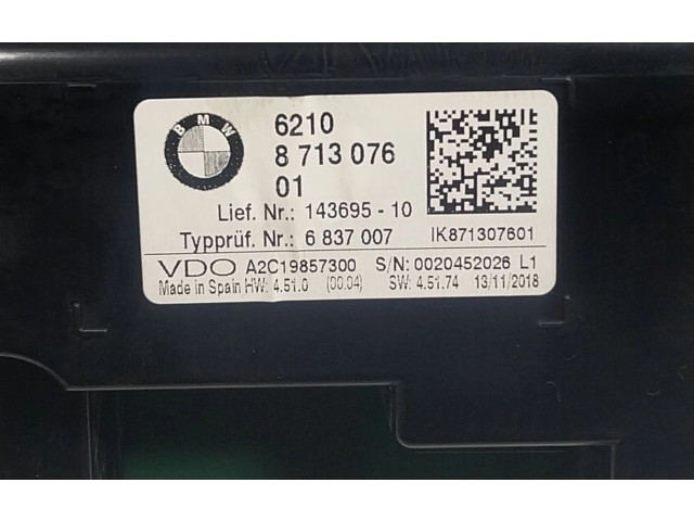 Přístrojová deska  BMW 2 F45 2019 62105A3B670, 871307601  