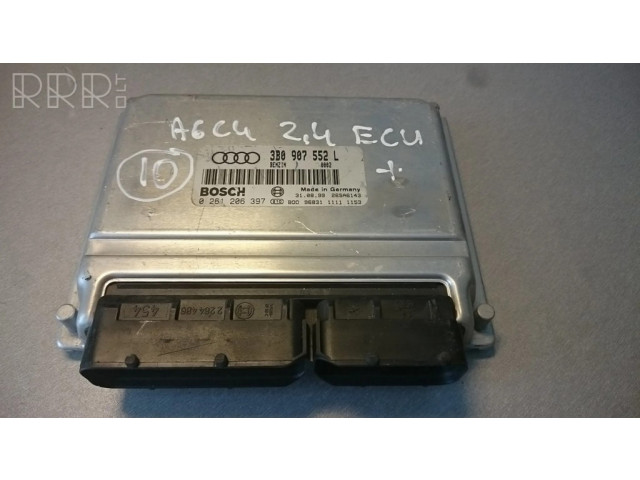 Блок управления двигателя 3B0907552L, 0261206397   Audi A4 S4 B5 8D