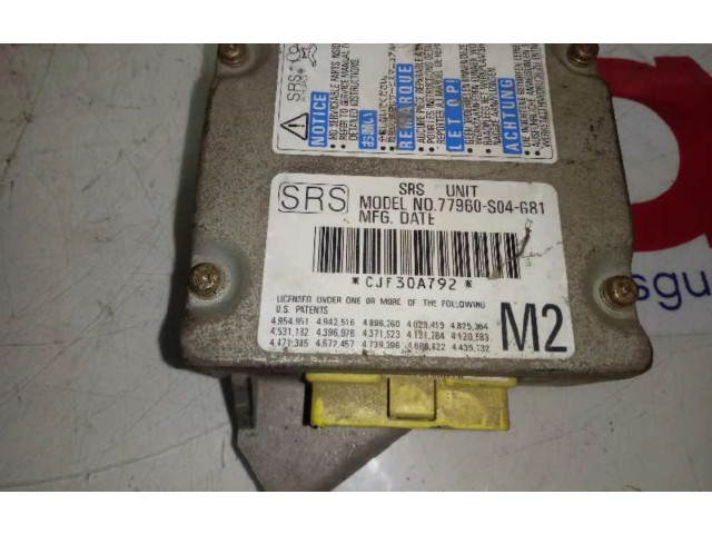 Блок подушек безопасности 77960S04G81, CENTRALITAAIRBAG   Honda Civic