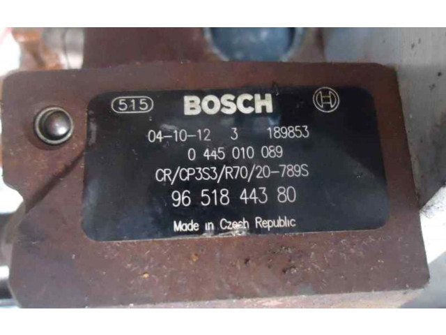 Vstřikovací čerpadlo 9651844380   Peugeot 207 CC     