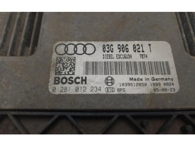 Řídící jednotka 03G906021T   Audi A3 S3 A3 Sportback 8P 