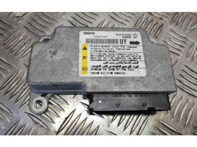 Рулевая рейка  Блок управления надувных подушек 96866798, CENTRALITAAIRBAG   Chevrolet Meriva 2002 - 2012 года