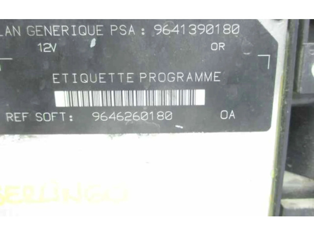 Řídící jednotka 9641390180   Citroen Berlingo 