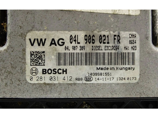 Řídící jednotka 04L906021FR, 04L907309   Audi A6 C7 2015