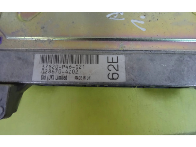 Řídící jednotka 37820-P46-G21, 028670-4Z07   Honda Accord 2000
