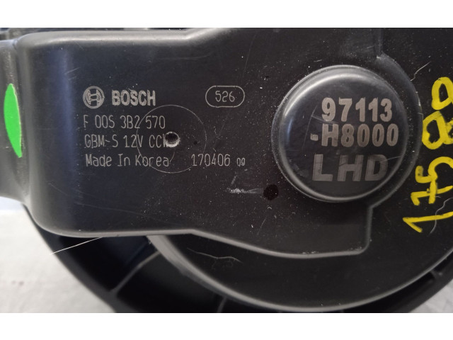 Вентилятор печки    97113H8000, F00S3B2570   KIA Rio