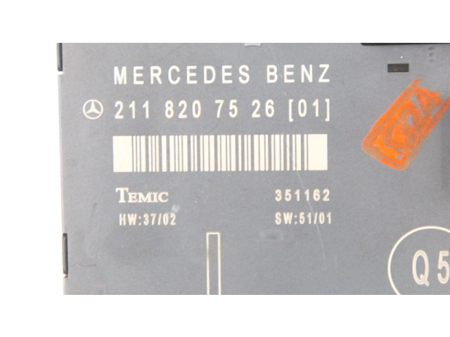 Центральный пульт управления 2118207526, 2118207526   Mercedes-Benz E W211