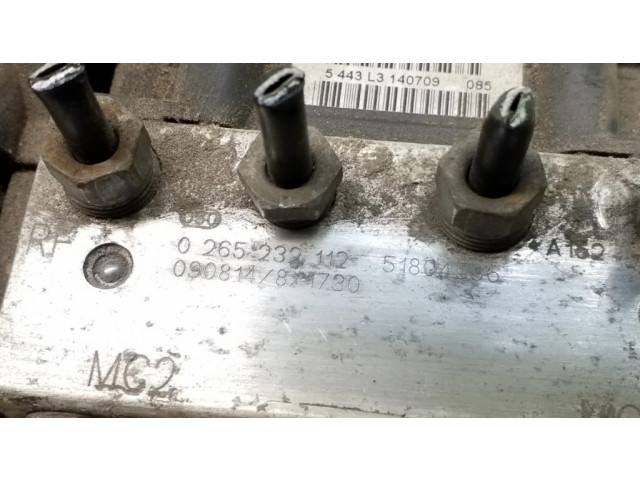 Jednotka ABS 51804596, 0265232112   Citroen Jumper 2009