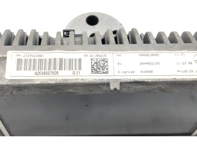   Pojistková skříňka A2049007508   Mercedes-Benz C W204 2012