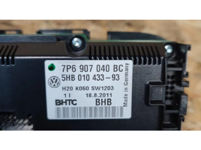 Блок управления климат-контролем 7P6907040BC, 5HB01043393   Volkswagen Touareg II