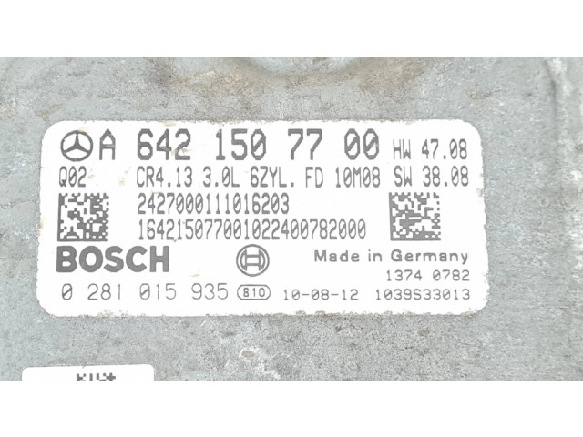 Řídící jednotka A6421507700, 0281015935   Mercedes-Benz GL X164 2011