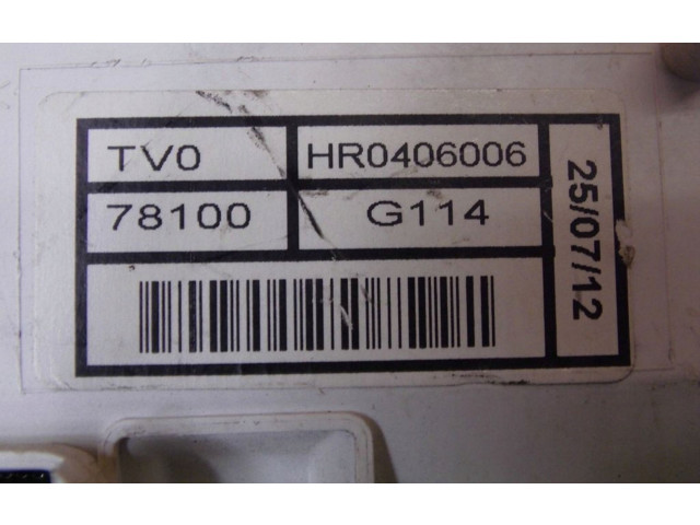 Панель приборов 78100TV0G114, HR0406006   Honda Civic IX       