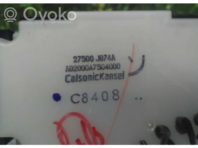 Блок управления климат-контролем 27500J674A   Nissan X-Trail T31