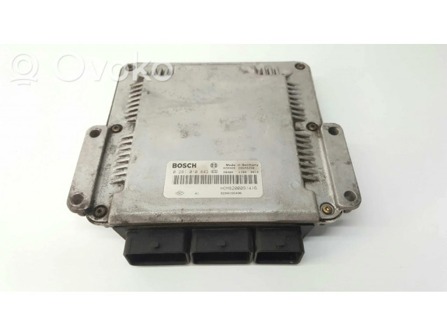 Řídící jednotka 0281010843, 8200166496   Renault Scenic RX 2002