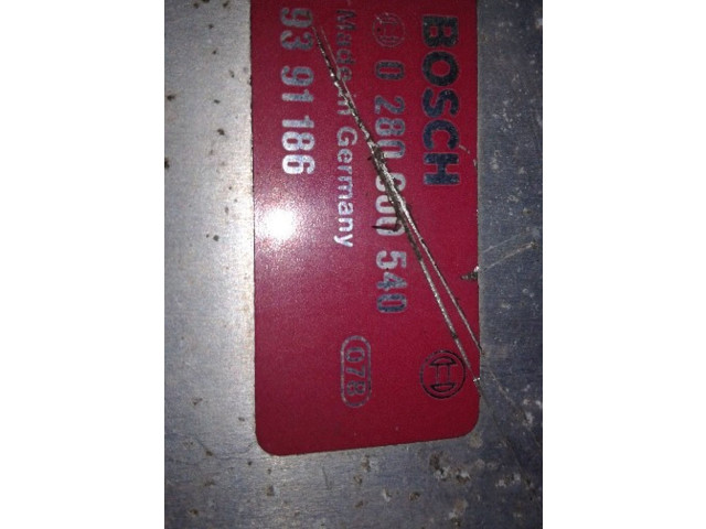 Блок управления впрыском 0280000540, 0280000540   Saab 9000 CS