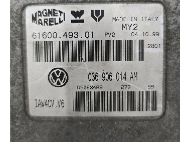 Блок управления двигателя 036906014AM, 6160049301   Volkswagen Lupo