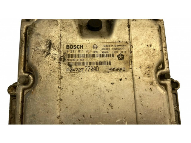 Řídící jednotka P04727770AD, 0281011281   Chrysler Voyager 2007